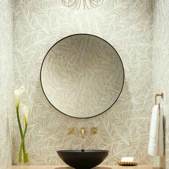 Rainforest Canopy Wallpaper Glint - York Wallcoverings - TC2711 - York Wallcoverings Wallpaper