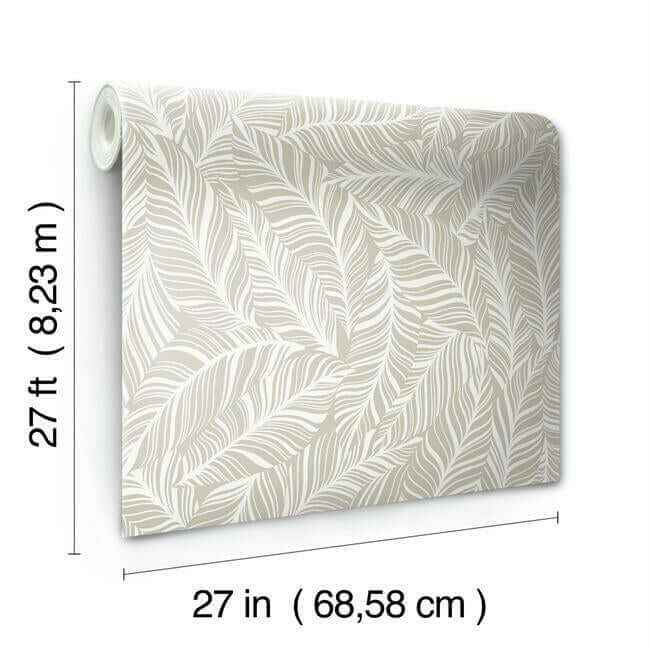 Rainforest Canopy Wallpaper Glint - York Wallcoverings - TC2711 - York Wallcoverings Wallpaper
