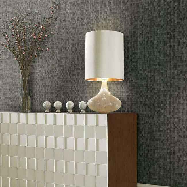Token Wallpaper Charcoal - York Wallcoverings - 83627 - York Wallcoverings Wallpaper