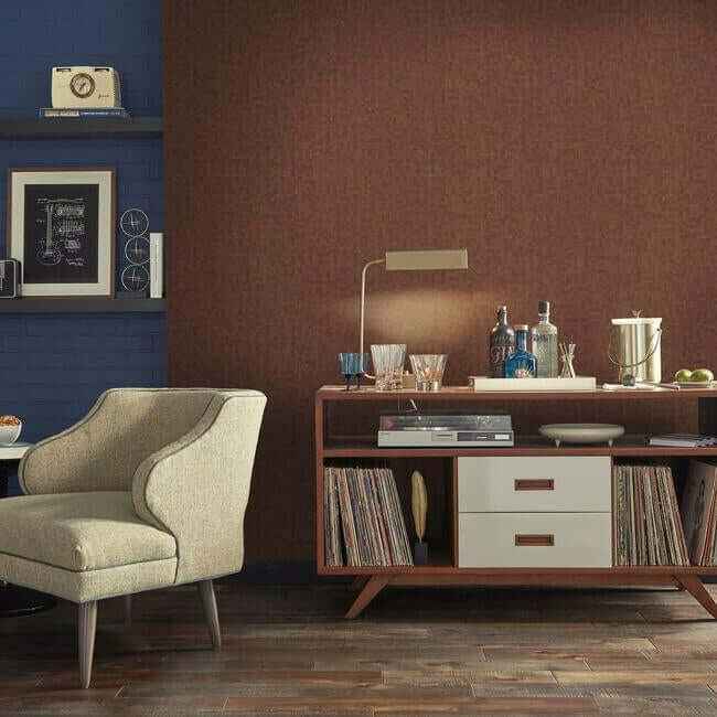 Token Wallpaper Red - York Wallcoverings - 83618 - York Wallcoverings Wallpaper