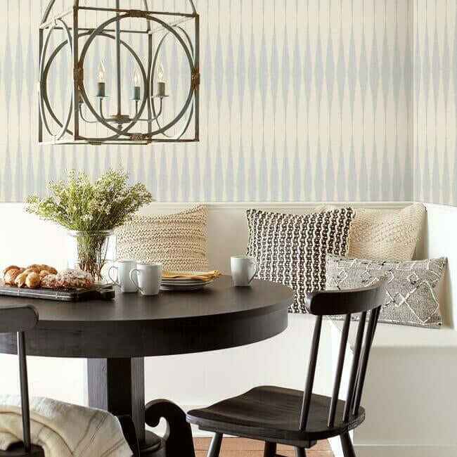 Magnolia Home Handloom Baby Blue Peel & Stick Wallpaper - York Wallcoverings - PSW1005RL - York Wallcoverings Wallpaper