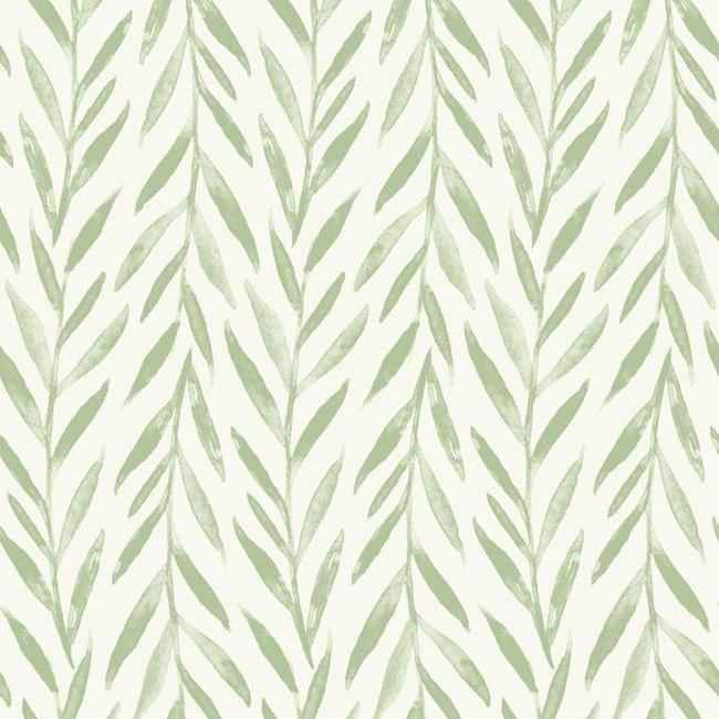 Magnolia Home Willow Green Peel & Stick Wallpaper - York Wallcoverings - PSW1016RL - York Wallcoverings Wallpaper