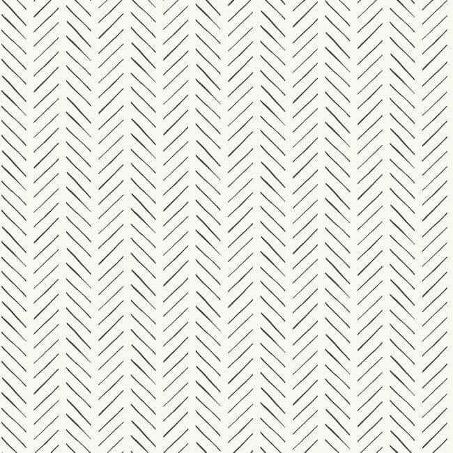 Magnolia Home Pick-Up Sticks Black Peel & Stick Wallpaper - York Wallcoverings - PSW1020RL - York Wallcoverings Wallpaper