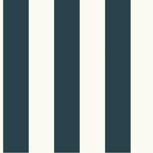 awning-stripe-wallpaper-navy-york-wallcoverings-sa9174 - York Wallcoverings Wallpaper
