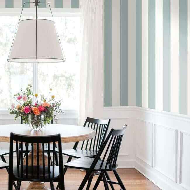 Awning Stripe Wallpaper Vertigris - York Wallcoverings - CV4444 - York Wallcoverings Wallpaper