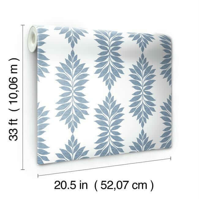 broadsands-botanica-blue-wallpaper-york-wallcoverings-cv4423 - York Wallpaper Wallpaper