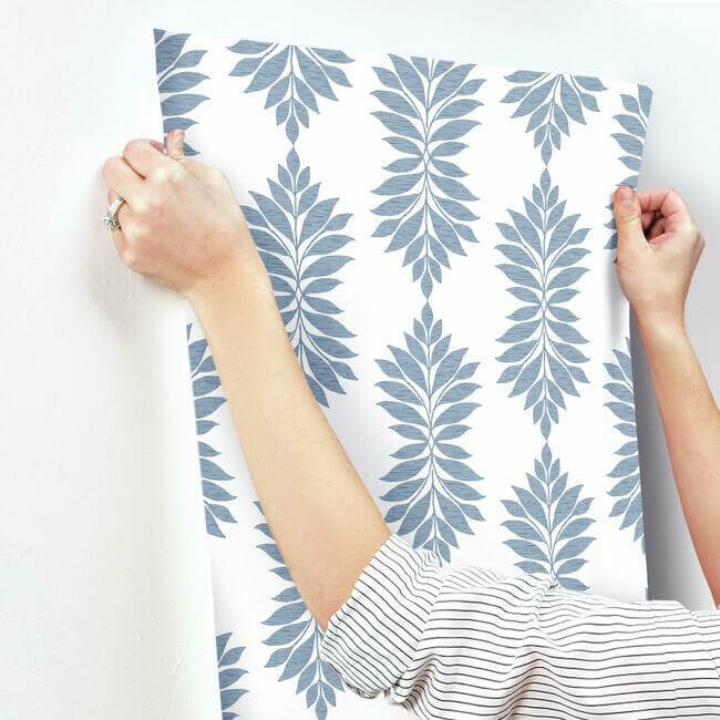 broadsands-botanica-blue-wallpaper-york-wallcoverings-cv4423 - York Wallpaper Wallpaper