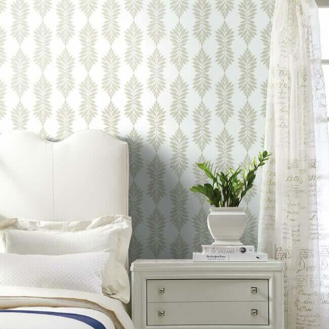 broadsands-botanica-beige-wallpaper-york-wallcoverings-cv4424 - York Wallpaper Wallpaper