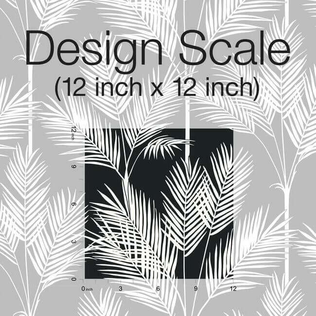 king-palm-silhouette-blue-wallpaper-york-wallcoverings-cv4409 - York Wallcoverings Wallpaper