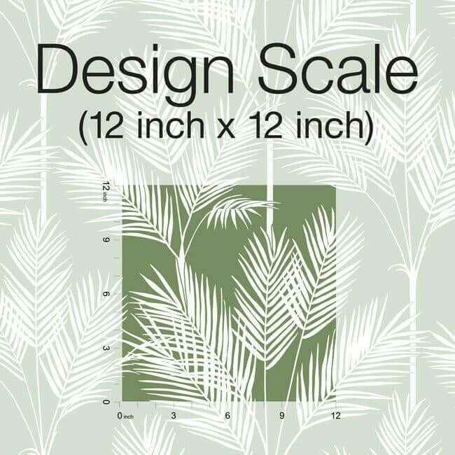 King Palm Silhouette Green Wallpaper - York Wallcoverings - CV4411 - York Wallcoverings Wallpaper