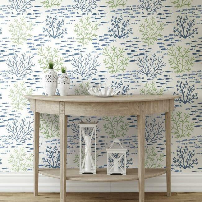 marine-garden-wallpaper-fern-cobalt-york-wallcoverings-cv4404