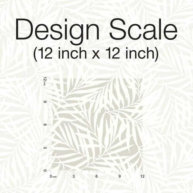 oahu-fronds-cream-off-white-wallpaper-york-wallcoverings-cv4436 - York Wallpaper Wallpaper