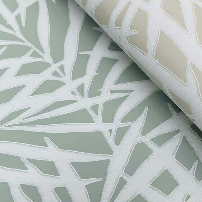 oahu-fronds-cream-off-white-wallpaper-york-wallcoverings-cv4436 - York Wallpaper Wallpaper