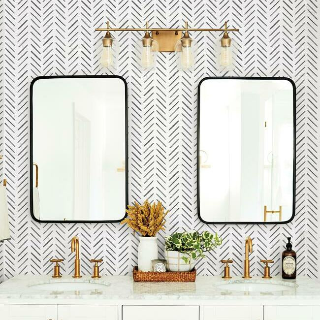 painted-herringbone-wallpaper-black-york-wallcoverings-cv4454