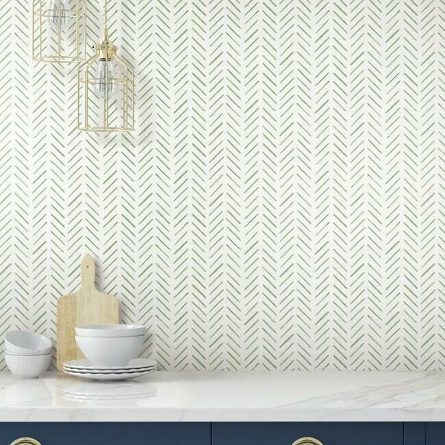 painted-herringbone-wallpaper-fern-york-wallcoverings-cv4452