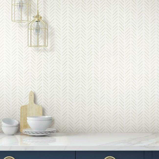 painted-herringbone-wallpaper-sand-york-wallcoverings-cv4456