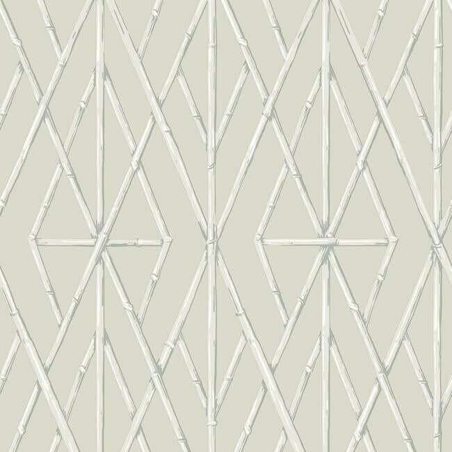 riviera-bamboo-trellis-wallpaper-sand-york-wallcoverings-cv4450 - York Wallcoverings Wallpaper