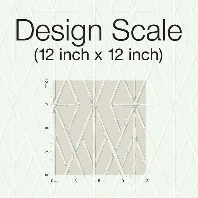 riviera-bamboo-trellis-wallpaper-sand-york-wallcoverings-cv4450 - York Wallcoverings Wallpaper