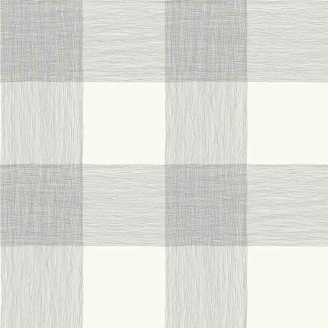 Magnolia Home Common Thread Black & White Peel & Stick Wallpaper - York Wallcoverings - PSW1000RL