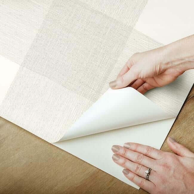 common-thread-premium-peel-stick-wallpaper-fog-green-york-wallcoverings-psw1155rl - York Wallcoverings Wallpaper