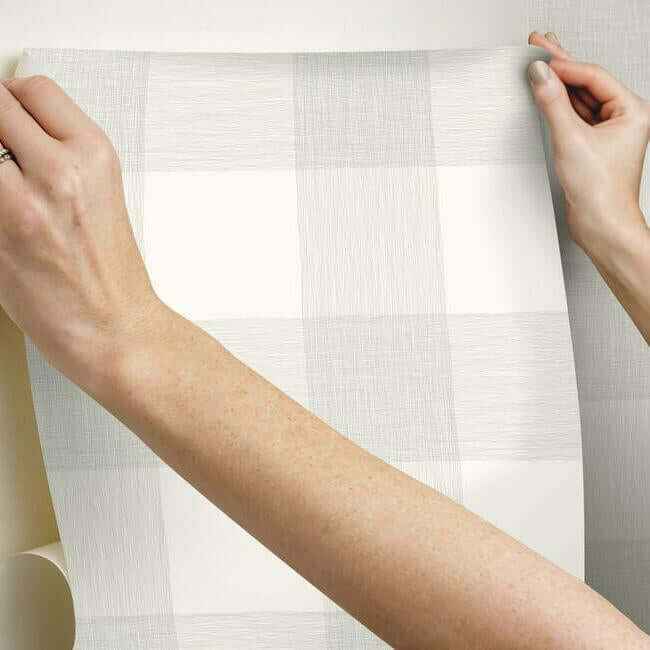 Magnolia Home Common Thread Green Peel & Stick Wallpaper - York Wallcoverings - PSW1155RL - York Wallcoverings Wallpaper