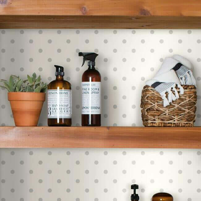 dots-on-dots-premium-peel-stick-wallpaper-cupolawhite-york-wallcoverings-psw1177rl - York Wallcoverings Wallpaper