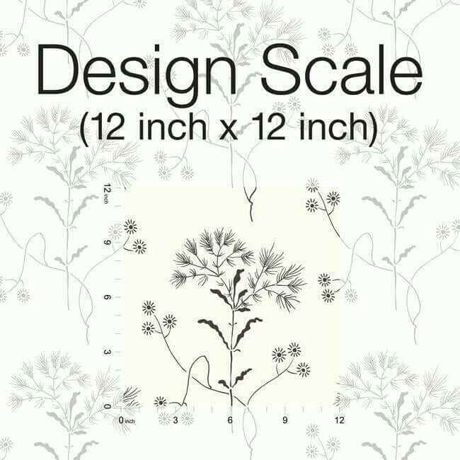 Magnolia Home Wildflower Black & White Peel & Stick Wallpaper - York Wallcoverings - PSW1153RL - York Wallcoverings Wallpaper