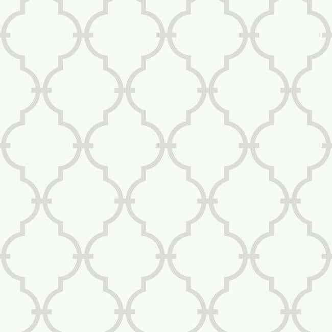 Modern Trellis Sure Strip Wallpaper Stone - York Wallcoverings - YS9102 - York Wallcoverings Wallpaper