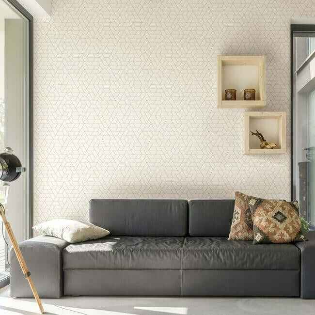 Point of View Gold Wallpaper - York Wallcoverings - SW7456 - York Wallcoverings Wallpaper