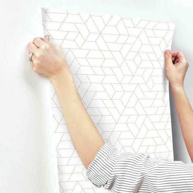 Point of View Gold Wallpaper - York Wallcoverings - SW7456 - York Wallcoverings Wallpaper