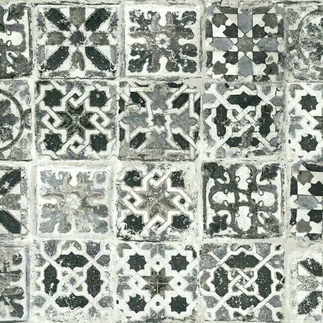 encaustic-tile-black-peel-stick-wallpaper-york-wallcoverings-psw1303rl