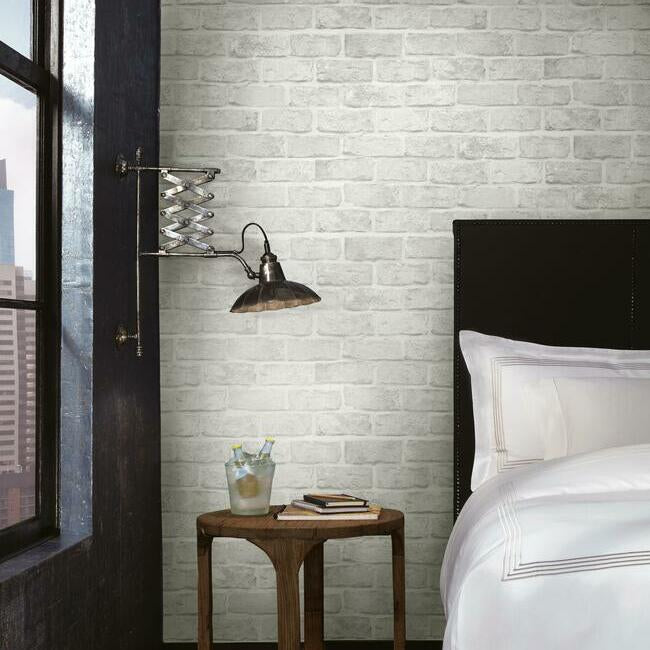 stretcher-brick-premium-peel-stick-wallpaper-plaster-york-wallcoverings-psw1305rl - York Wallcoverings Wallpaper