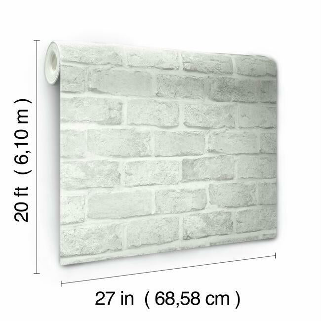 stretcher-brick-premium-peel-stick-wallpaper-plaster-york-wallcoverings-psw1305rl - York Wallcoverings Wallpaper