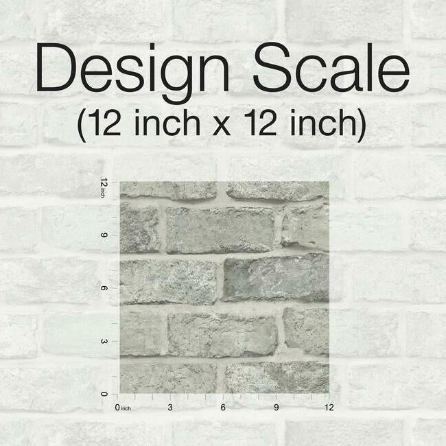 stretcher-brick-premium-peel-stick-wallpaper-putty-york-wallcoverings-psw1304rl - York Wallcoverings Wallpaper
