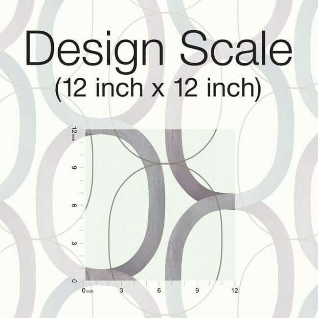 interlock-plum-wallpaper-york-wallcoverings-os4216 - York Wallpaper Wallpaper
