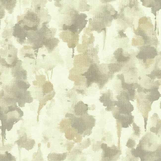 Mirage Dark Taupe & Gold Wallpaper - York Wallcoverings - CZ2466 - York Wallcoverings Wallpaper