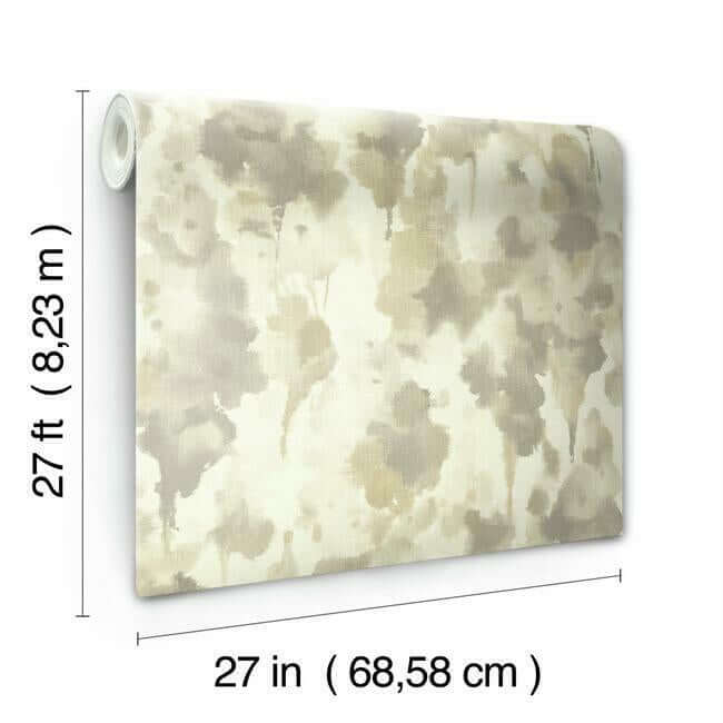 mirage-dark-taupe-gold-wallpaper-york-wallcoverings-cz2466 - York Wallpaper Wallpaper
