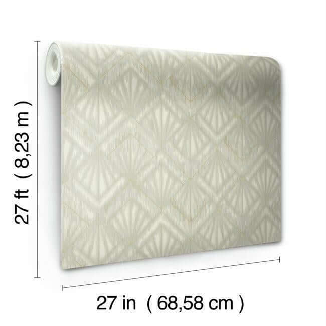 modern-shell-wallpaper-greybeige-york-wallcoverings-os4271 - York Wallcoverings Wallpaper