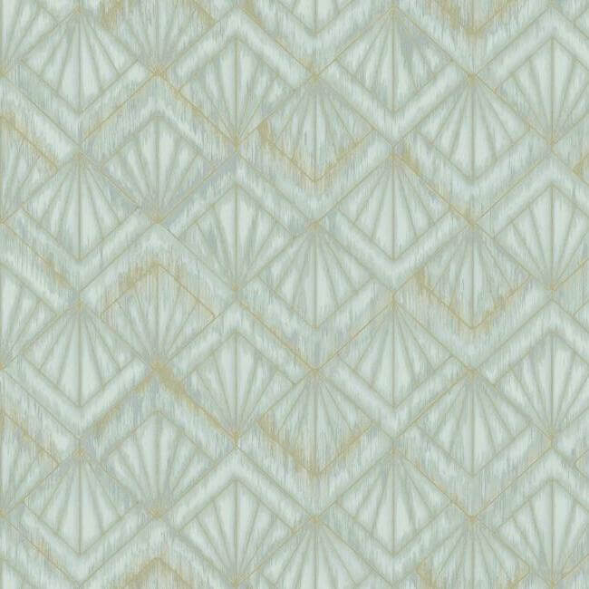 modern-shell-light-blue-wallpaper-york-wallcoverings-os4273 - York Wallpaper Wallpaper