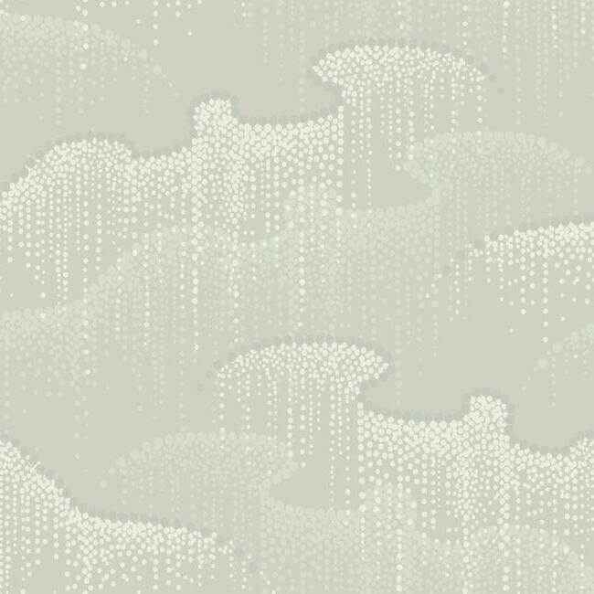Moonglight Pearls Light Taupe Wallpaper - York Wallcoverings - OS4265 - York Wallcoverings Wallpaper