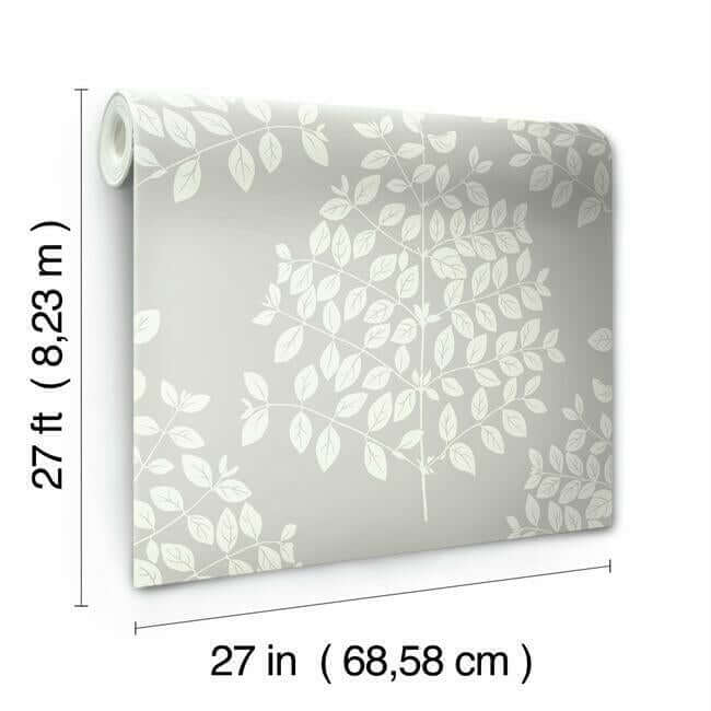 tender-wallpaper-pearl-grey-york-wallcoverings-os4252 - York Wallcoverings Wallpaper