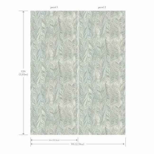 Aura Wall Mural Beigegreen - York Wallcoverings - MCO2195 - York Wallcoverings Wallpaper