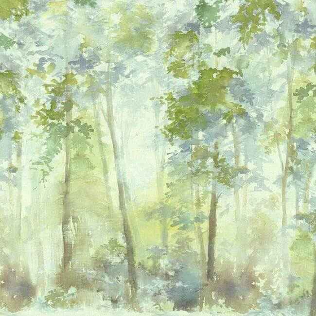 Eden Wall Mural Bluegreenbrown - York Wallcoverings - MCO2196 - York Wallcoverings Wallpaper
