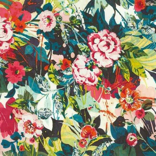 Pop Floral Wall Mural Bright - York Wallcoverings - MU0217M - York Wallcoverings Wallpaper
