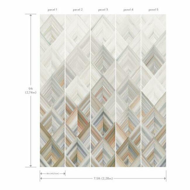 diamond-parquet-wall-mural-orange-grey-york-wallcoverings-mu0215m