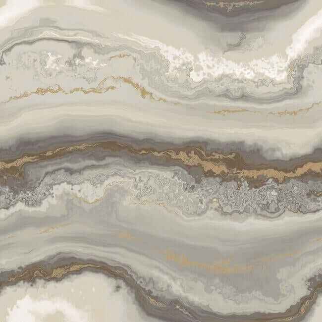Moontide High Performance Wallpaper Pyrite - York Wallcoverings - DA3502 - York Wallcoverings Wallpaper