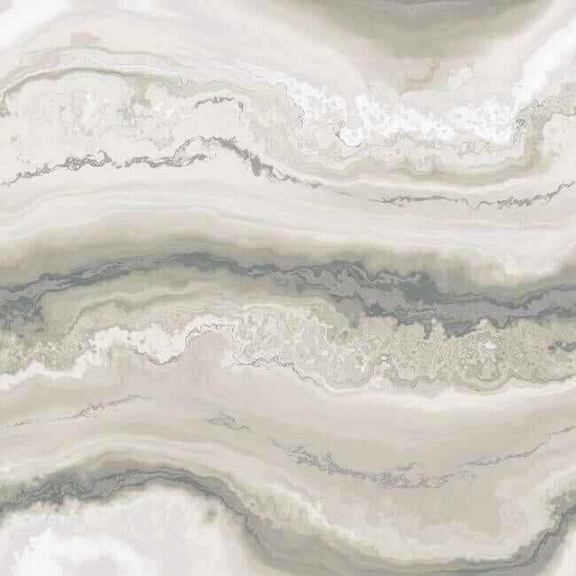 Moontide High Performance Wallpaper White Calcite - York Wallcoverings - DA3501 - York Wallcoverings Wallpaper