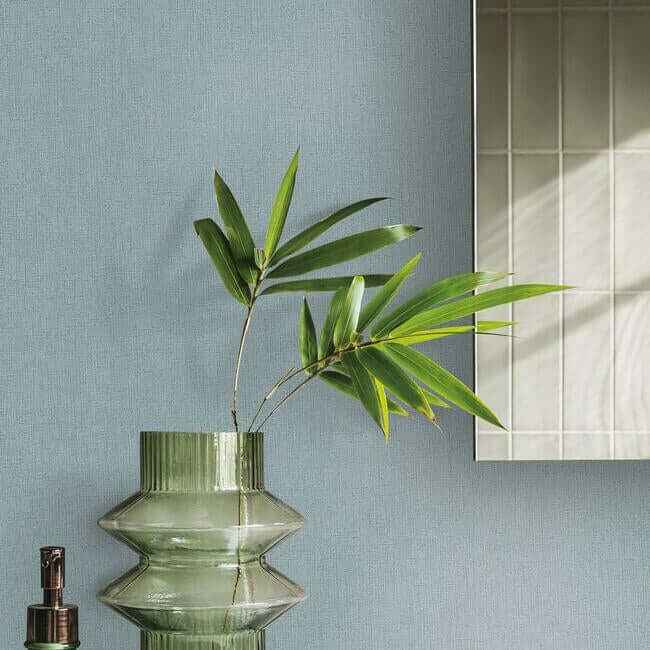 Gypsy Weave Blue Wallpaper - York Wallcoverings - DA3579N - York Wallcoverings Wallpaper