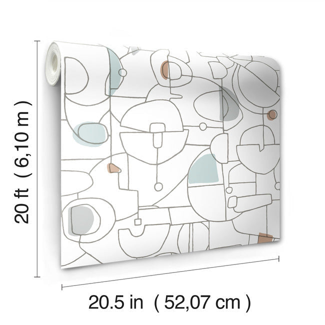 fauvist-premium-peel-stick-wallpaper-adobe-york-wallcoverings-psw1224rl - York Wallcoverings Wallpaper