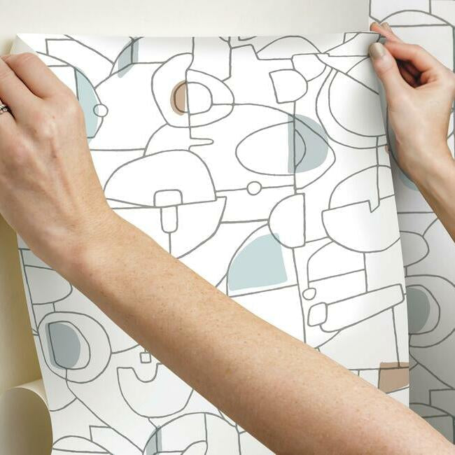 fauvist-premium-peel-stick-wallpaper-adobe-york-wallcoverings-psw1224rl - York Wallcoverings Wallpaper